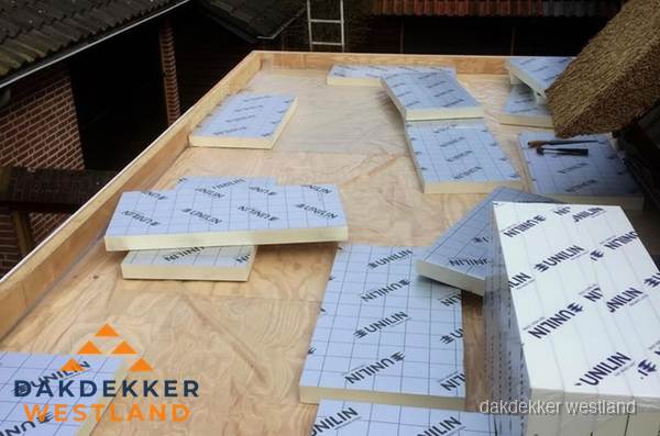 PIR isolatieplaten leggen op plat dak in Westland PIR isolatieplaten leggen op plat dak in Westland